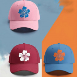 Casquette Fleur Hibiscus Unisexe - Disponible en 3 Couleurs